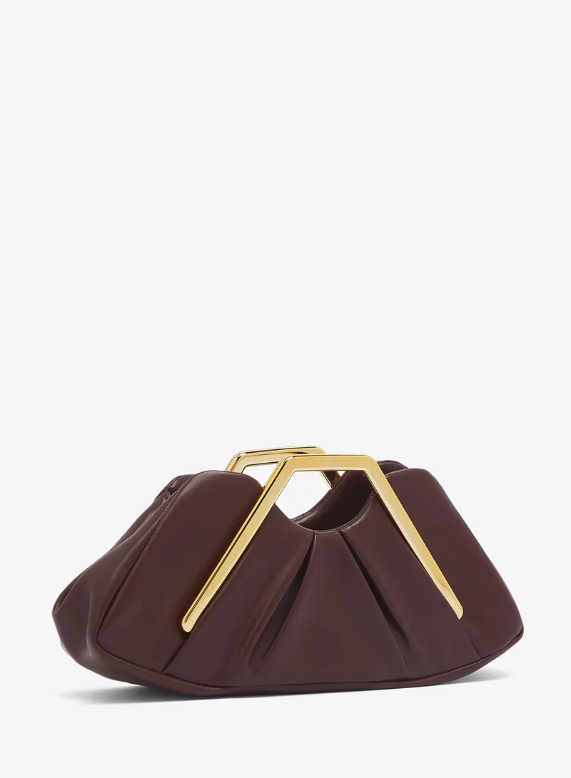 ELLA Pleated Statement Clutch