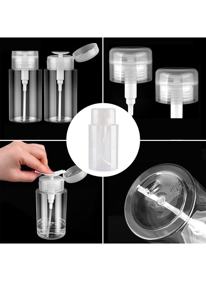 HiMo Nail Polish Gel Remover Tools Kit, Soak Off Cap Clip 10pcs, Dispenser Bottle, 600PCS Cotton Pads Handle Brushes Finger Separators(Black-Set) - Image 4