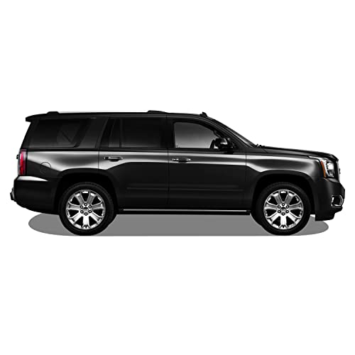 SlickMod تغطية فينيل سوداء SlickMod Chrome Delete لزخرفة نوافذ GMC Yukon 2015-2020 (أسود لامع) - Image 3
