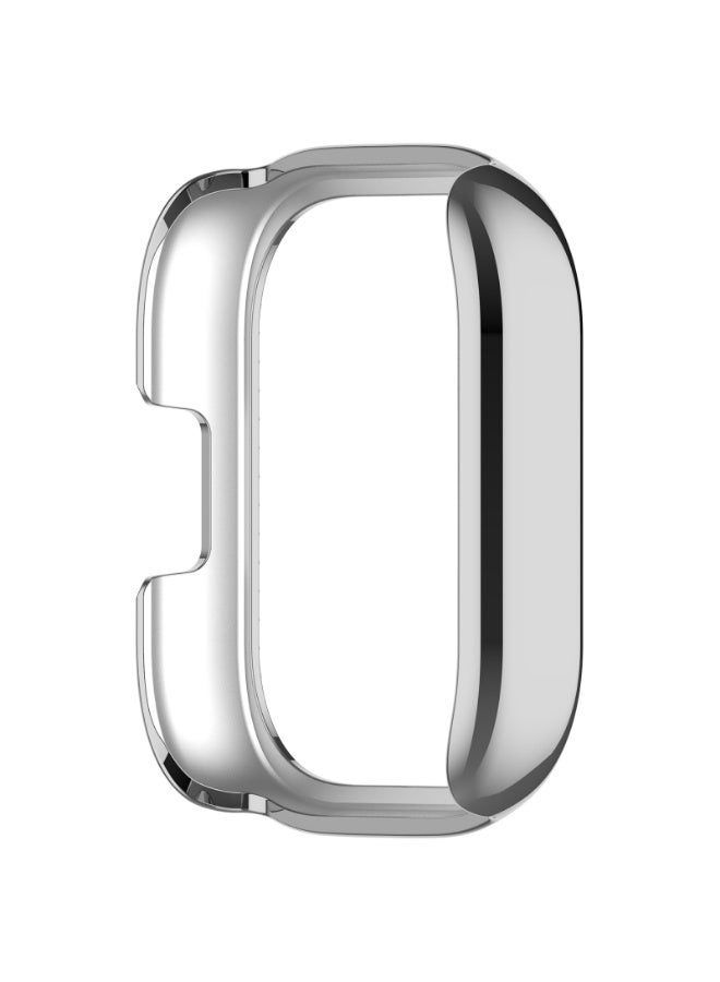 Hollow Jewelry Case For Redmi Watch 5 Active Cover Women/Men, Durable Anti-Fall Rhinestone Bumper Frame For Redmi Watch 5  Active Smartwatch Accessories (Silver) - Image 3