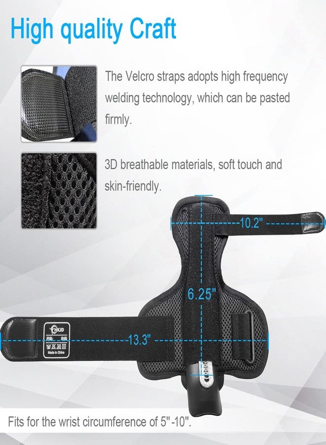 HKJD Thumb Spica Splint Reversible Thumb Brace for Pain Relief, Arthritis, De Quervain's tenosynovitis, Sprains, Strains, Carpal Tunnel & Trigger Finger Immobilizer Adjustable Wrist Strap - Image 5