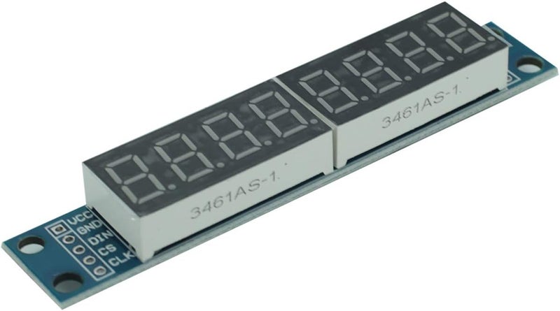 DEVMO 4pcs 8-Digit 7 Segment Module MAX7219 8 Bit Digital Segment Tube LED Display Module Supports Cascade Eight Bit Serial 3 IO Ports Compatible with Ar-duino MCU/51/AVR/STM32 - Image 3