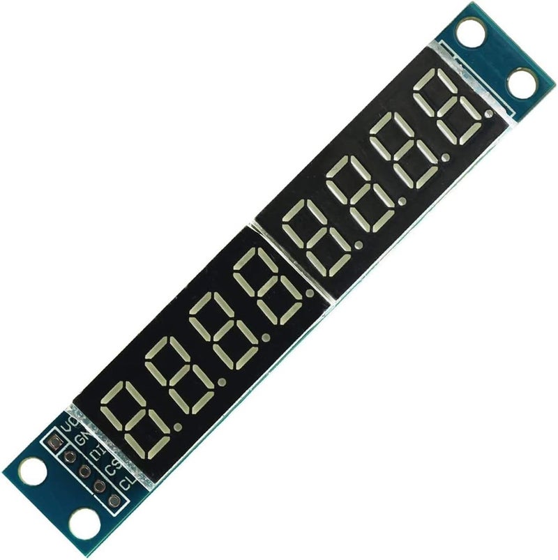 DEVMO 4pcs 8-Digit 7 Segment Module MAX7219 8 Bit Digital Segment Tube LED Display Module Supports Cascade Eight Bit Serial 3 IO Ports Compatible with Ar-duino MCU/51/AVR/STM32 - Image 1