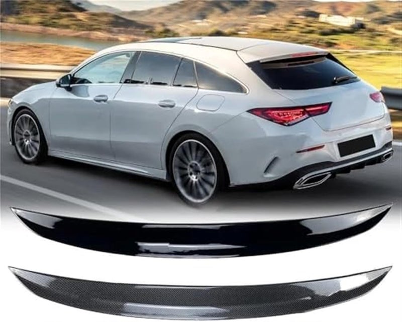 DEMULAX Gloss Black Rear Trunk Spoiler for CLA Models - Image 4
