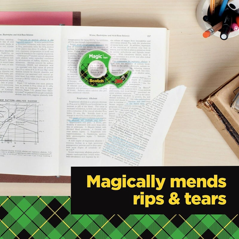 سكوتش شريط لاصق سحري مع موزع (3/4 بوصة × 300 بوصة) - Image 5