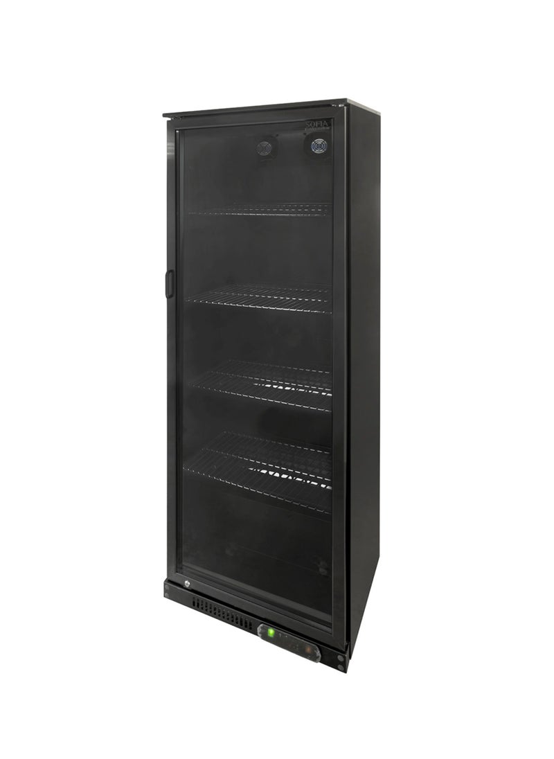 SOFIA REFRIGERATION Upright (1) One Door Bottle Cooler, Low Noise Beverage Cooler, Small Refrigerator, Stainless Steel, 328 Liters Capacity  - Image 1