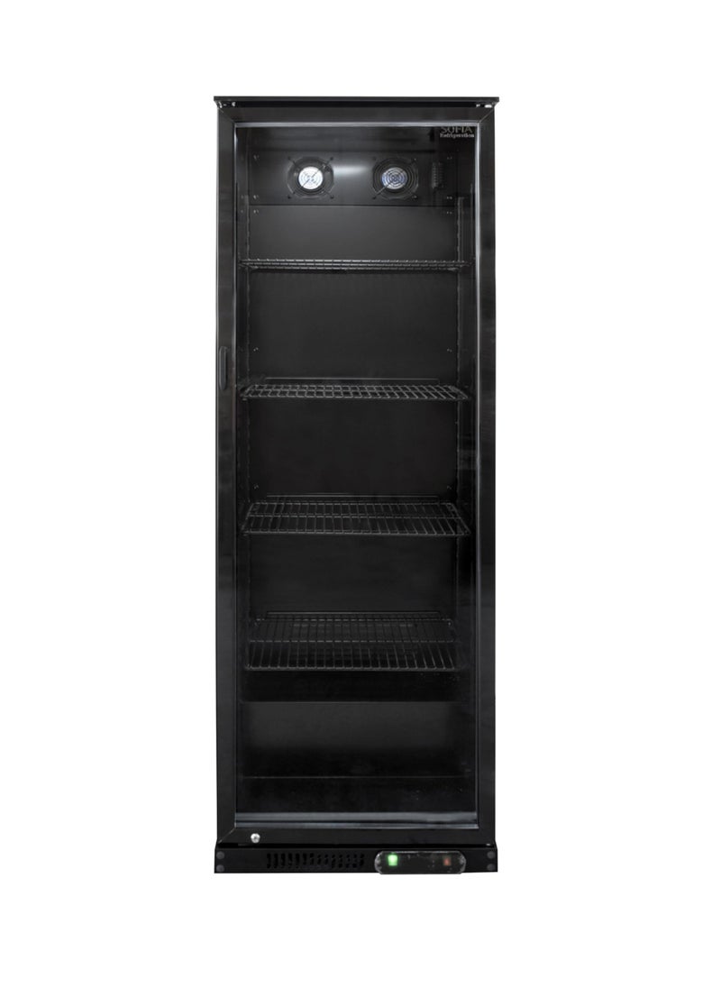 SOFIA REFRIGERATION Upright (1) One Door Bottle Cooler, Low Noise Beverage Cooler, Small Refrigerator, Stainless Steel, 328 Liters Capacity  - Image 2