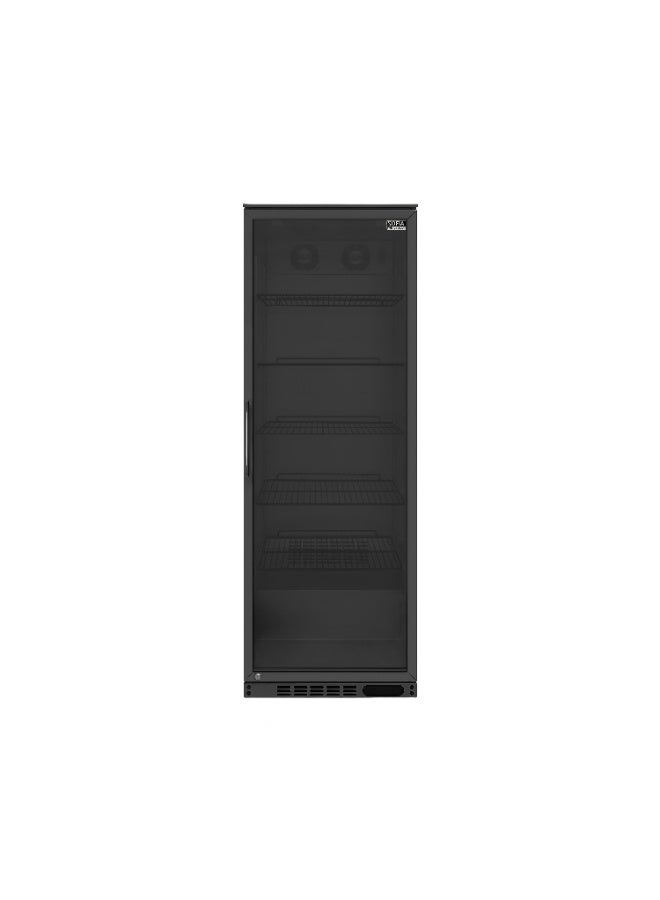 SOFIA REFRIGERATION Upright (1) One Door Bottle Cooler, Low Noise Beverage Cooler, Small Refrigerator, Stainless Steel, 328 Liters Capacity - Image 2