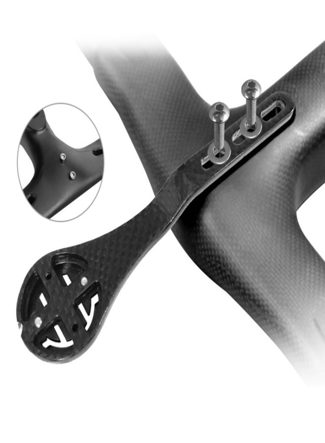 GUB Carbon Fiber Road Bike Bicycle Bent Handlebar Computer Mount Extension Holder Adapter - Image 2