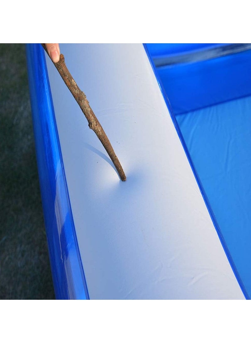 Generic - Rectangular Swimming Pool Children Inflatable Swimming Pool Adult Outdoor Large Bathing Pool Summer Seat Bracket Pool - Image 1