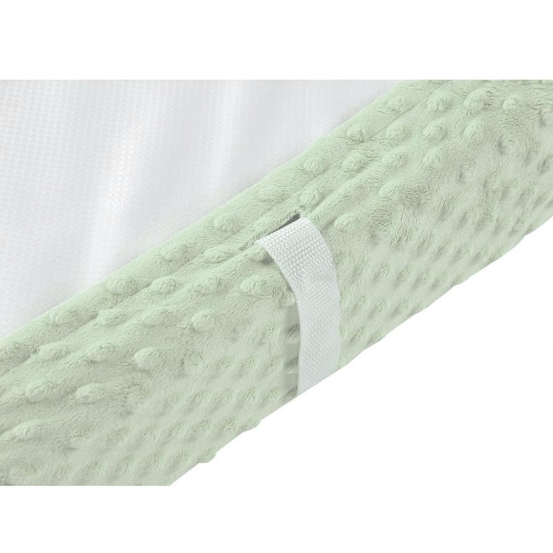 QUENESS Baby Changing Pad Cover, Super Soft Plush Dot Diaper Changing Table Covers for Baby Girls and Boys, Ultra Comfortable, Safe for Babies, Fit 32"/34'' x 16" Pad (Green) - Image 2