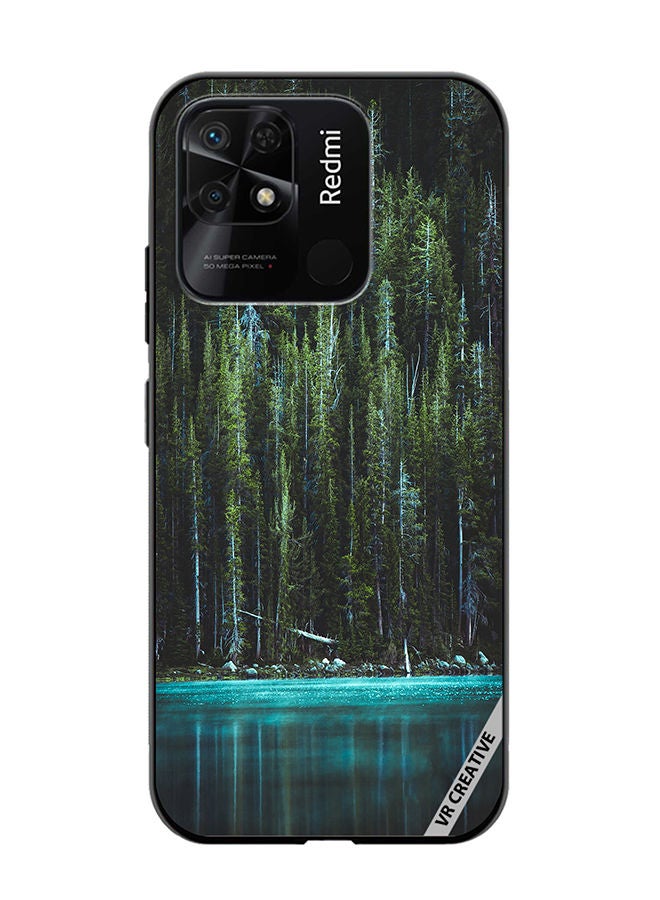 VR CREATIVE Protective Case Cover For Xiaomi Redmi 10C Lake Design Multicolour - Image 1