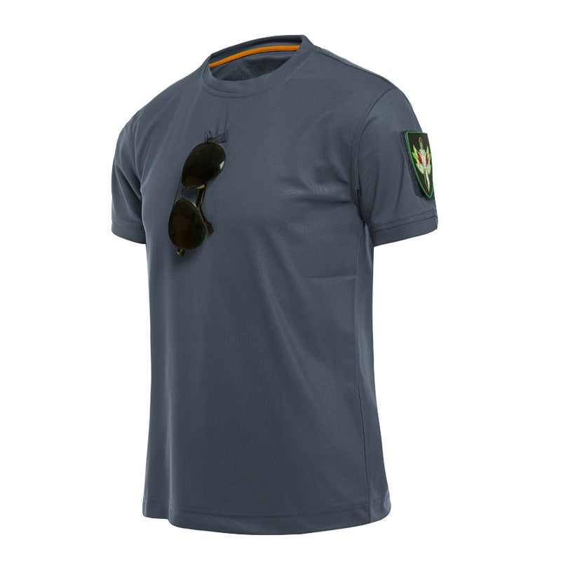Tactical Quick-Dry T-Shirt Set Summer Men CP camouflage  - Image 4