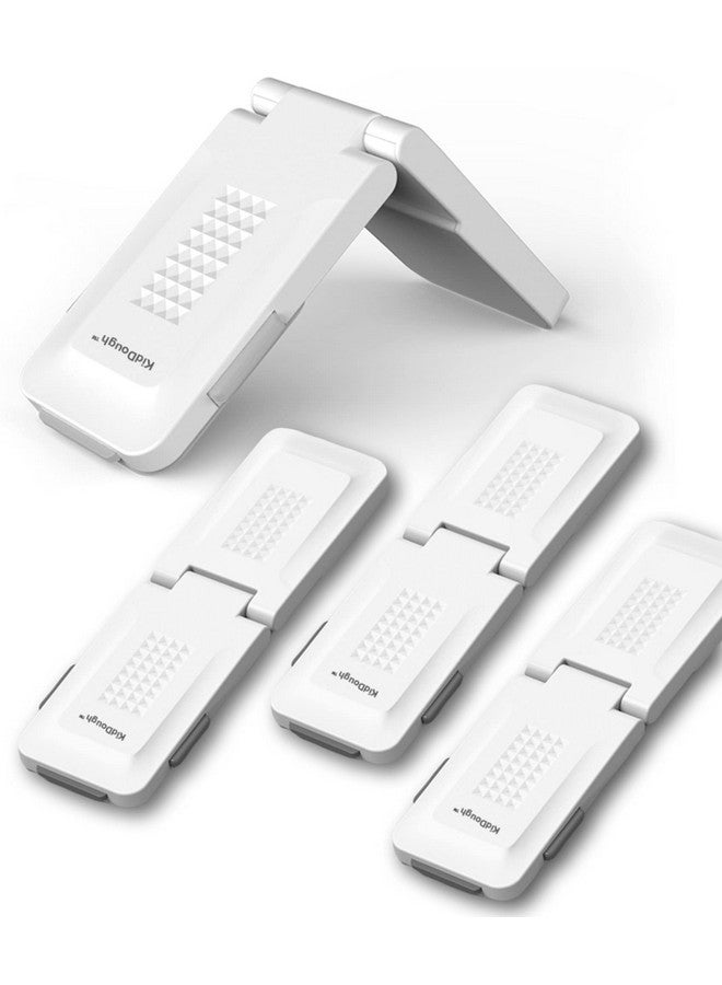 KidDough Baby Proofing Premium Child Safety Lock | For Refrigerator, Cabinets, Drawers, Fridge, Cupboard, Wardrobe, Door | Baby Safety (Pack Of 4,White) - Image 1