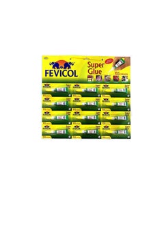 Fevicol Super Glue 1 Drop Instant Adhesive, 3g x 12 Nos
