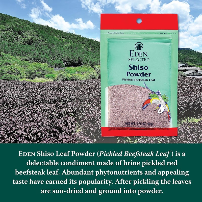 Eden Shiso Leaf Powder Traditionally made in Japan Pickled Beefsteak Leaf 176 oz - Image 5