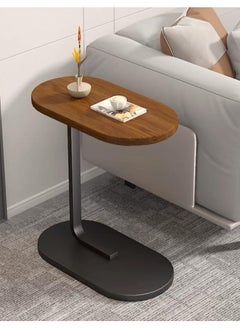 ALMUFARREJ Nordic Style Simple Shaped Coffee Table And Sofa Side End Table For Home Living Room - Brown & Black  - Image 5