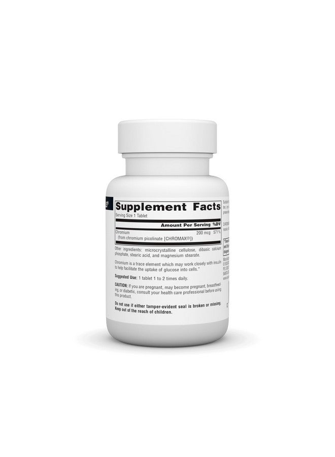 Source Naturals Chromium Picolinate 200 Mcg Tablet, 120 Count - Image 2