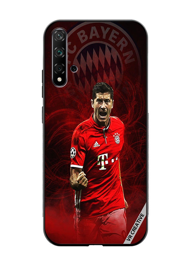 VR CREATIVE Protective Case Cover For Huawei Nova 5T Lewandowski Design Multicolour - Image 1