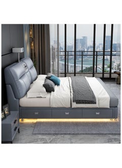 AWD Luxury Smart Bed with Projector, Bluetooth Speaker, Air Purifier, Smart Sensor Light, Three Drawer Storage.  - Image 3