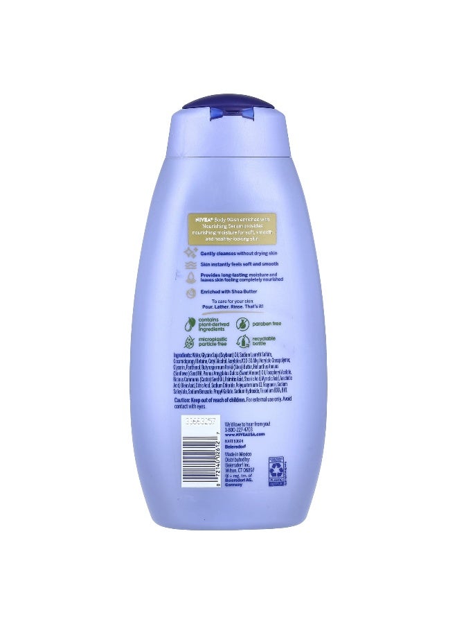 Nivea, Nourishing Body Wash, Shea Butter, 20 fl oz (591 ml) - Image 2
