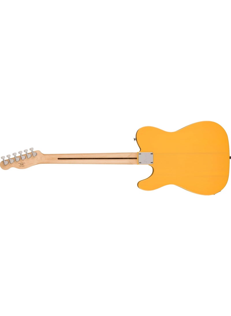 FENDER Squire Sonic Telecaster Electric Guitar Butterscotch Blonde Maple Fingerboard  - Image 2