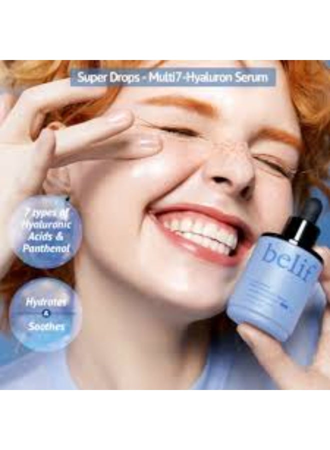 belif Super Drops Multi-7 Hyaluronic Hydrating Serum 30ml - Image 3