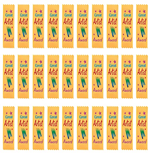 Beistle Great Artist Award Value Ribbons 112 by 614Inch 30Pack - Image 1