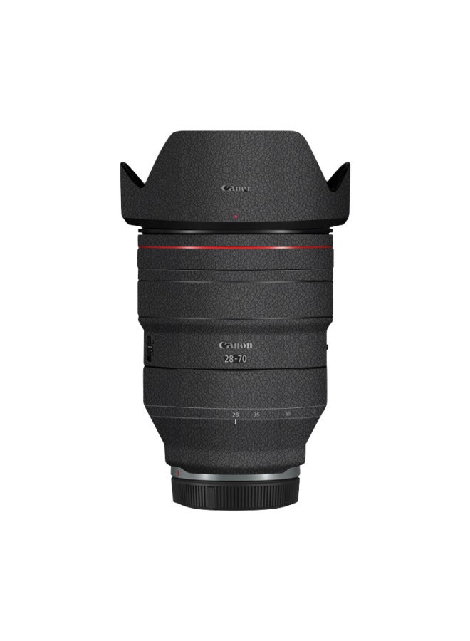 Loquat Walking Donkey Suitable For Canon RF28-70F2 Lens Protection Film All-inclusive Sticker Color Change Film Skin Sticker-Color:Yugui Dog - Image 2