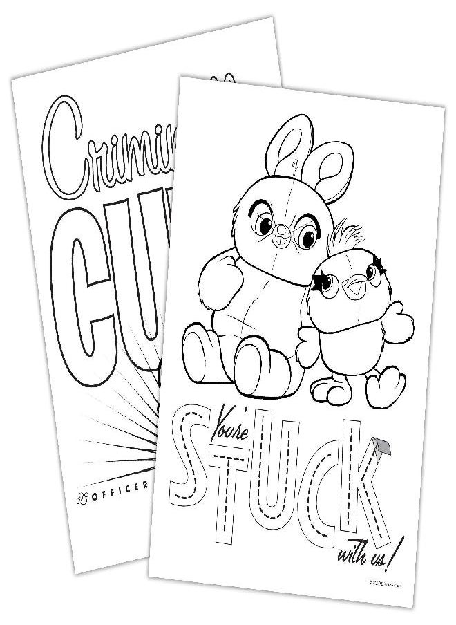 Toy Story Toy Story Disney 4 Puffy Sticker Coloring & Activity Book 45773, Bendon  - Image 3