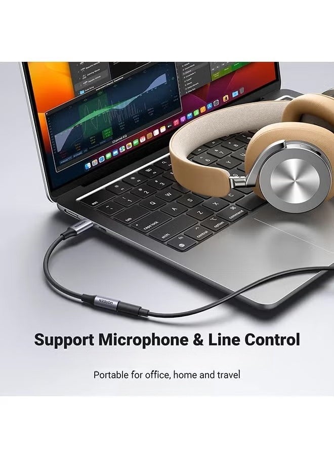 Rock Pow USB-C to 3.5mm Adapter Full Compatibility DAC Audio Adapter USB C to Aux Headphone Jack Adapter Dongle Audio Cable Braided Compatible with iPad Pro 2020/2018 Samsung S21+  - Image 5