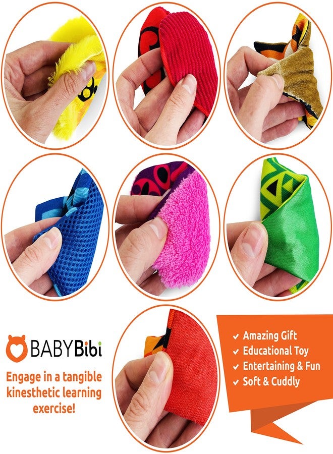 BabyBibi Bean Bags Learning Shapes for Toddlers - Sensory Toys for Babies - Set of 7 Touch and Feel Cloth Shapes to Develop Brain & Motor Skills - Image 5