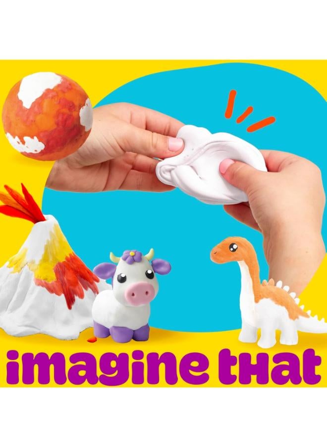 Play-Doh PLAYDOH AIR CLAY SINGLE COLOR BAG (5OZ) WHITE - Image 2