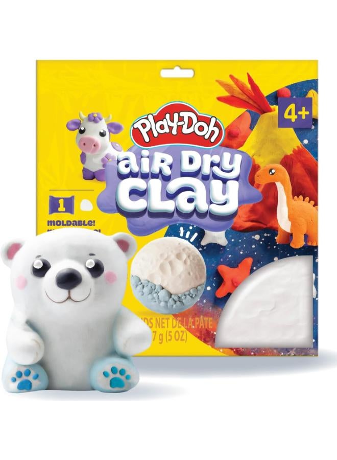 Play-Doh PLAYDOH AIR CLAY SINGLE COLOR BAG (5OZ) WHITE - Image 1