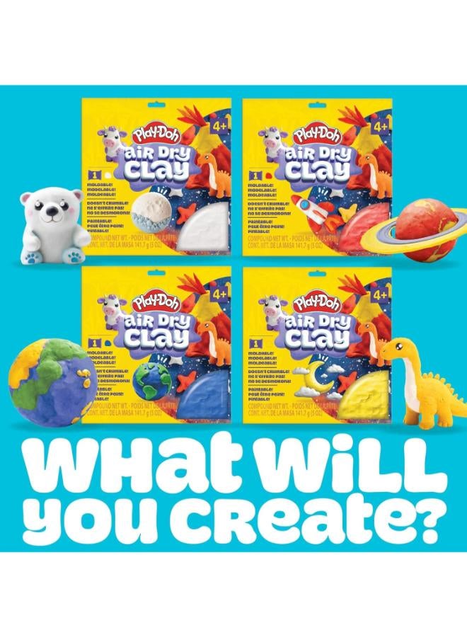 Play-Doh PLAYDOH AIR CLAY SINGLE COLOR BAG (5OZ) WHITE - Image 3