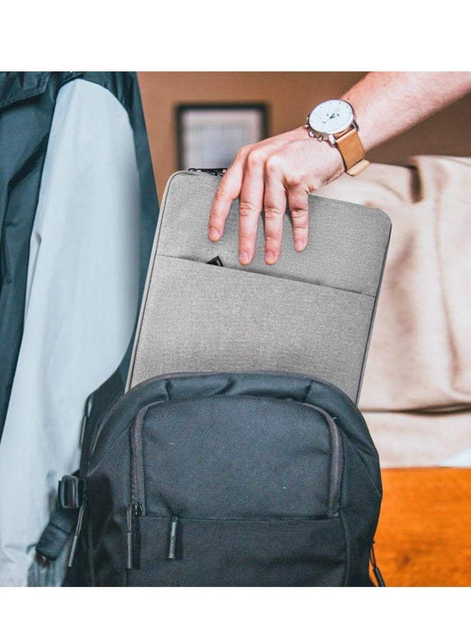 حقيبة حافظة مقاومة للماء لأجهزة الكمبيوتر المحمولة مقاس 13 بوصة (رمادي) - Image 4