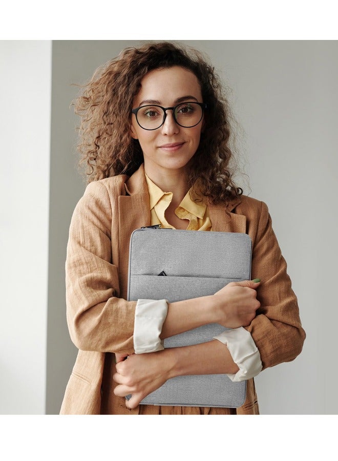 حقيبة حافظة مقاومة للماء لأجهزة الكمبيوتر المحمولة مقاس 13 بوصة (رمادي) - Image 5