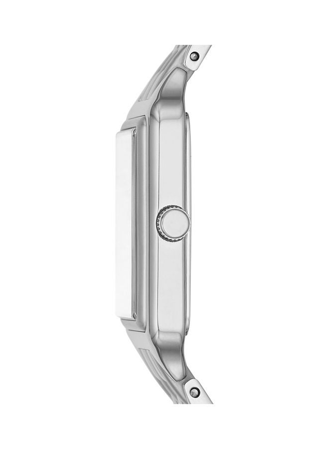 FOSSIL Women Analog Rectangle Shape Stainless Steel Wrist Watch ES5221 - 23 Mm - Image 3