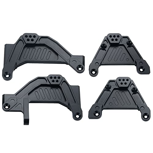 RCLIONS Aluminum Shock Towers FrontRear Adjustable Shock Hoops for AXIAL SCX6 AXI05000 16th RC Crawler Car Upgrade Parts - Image 1