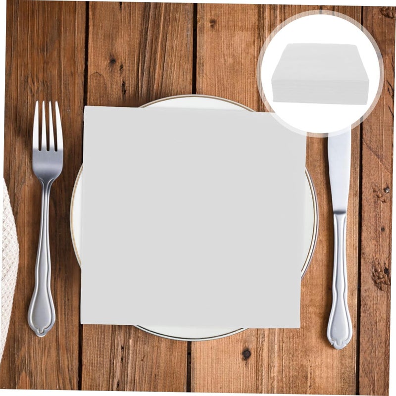 VOSAREA 50pcs Disposable Paper Dinner Napkins Thicken Banquet Napkins for Weddings Parties and Special Occasions Elegant for Celebrations and Events - Image 2