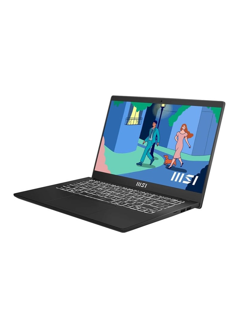 إم اس أي MSI MODERN 14 C12MO Alder Lake i3-1215U-RAM 8GB ,256 GB , UHD , 14″ FHD – BLACK English/Arabic BLACK  - Image 5