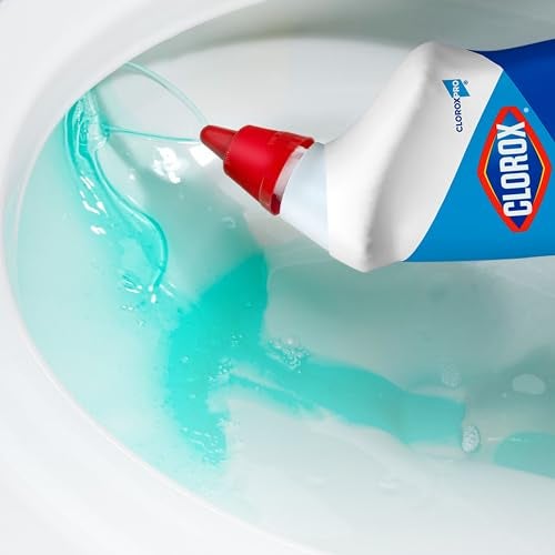 CloroxPro Commercial Solutions, Clorox Manual Toilet Bowl Cleaner with Bleach, Automatic Toilet Cleaner, Fresh Scent, 24 Ounces (Pack of 12) - 00031 - Image 2