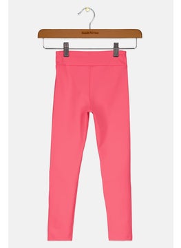 Lefties Kids Girl Sportswear Graphic Print Leggings, Fuchsia  - Image 2