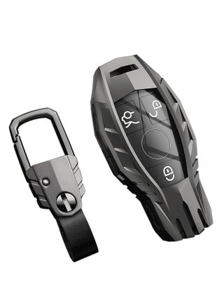 Stylish Key Fob Cover with Keychain for Mercedes Benz, Durable Zinc Alloy Protection Key Case for C E S M CLS CLK G Class Smart keyless Key shell Accessories - pzsku/Z152EF5E837D9168CF95AZ/45/1745828215/cfdafeee-607e-4ca5-850a-029528a0bbef