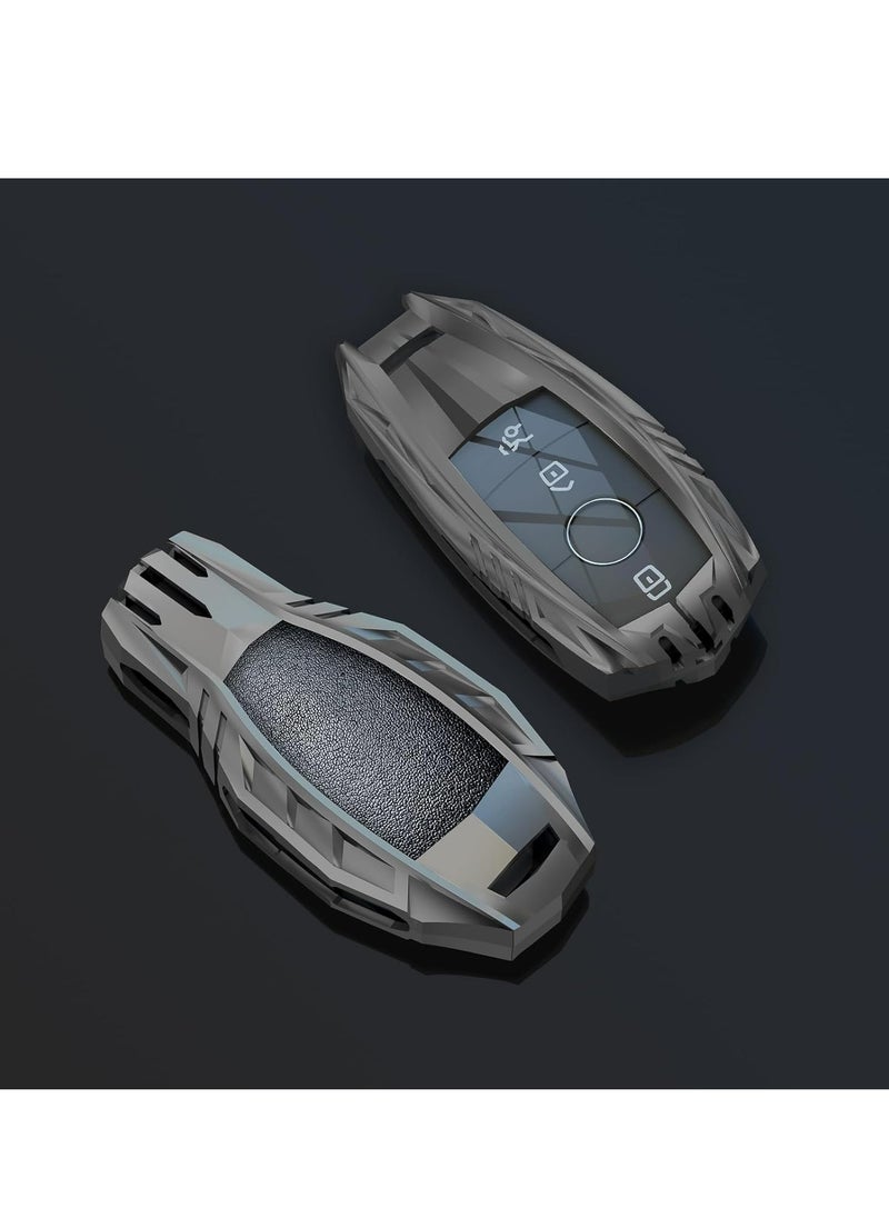 Oasisgalore Stylish Key Fob Cover with Keychain for Mercedes Benz, Durable Zinc Alloy Protection Key Case for C E S M CLS CLK G Class Smart keyless Key shell Accessories  - Image 4
