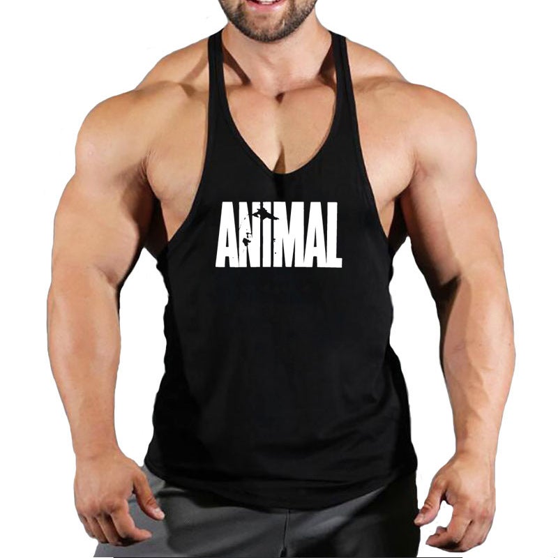 New Sleeveless Fitness Top Vest Sports European Size Trendy Men'S Wear - Image 4