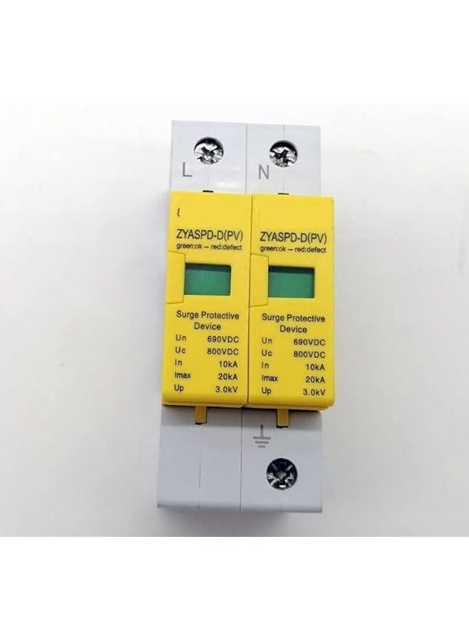 DC Surge Protector Device 1000V 2P 10 20ka SPD Circuit Breaker Lightning Protection - Image 2