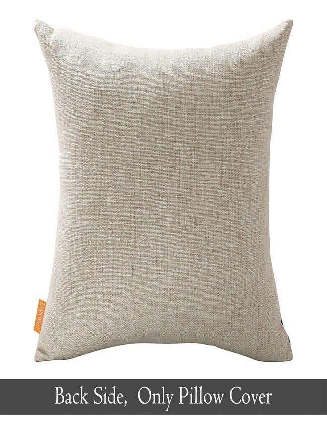 لينك ويل أغطية وسائد LINKWELL Pelican مقاس 18 × 18 بوصة، مزينة بنقشة طائر المزرعة الربيعي، وغطاء وسادة مزخرف، وغطاء وسادة أريكة CC1838 - Image 4