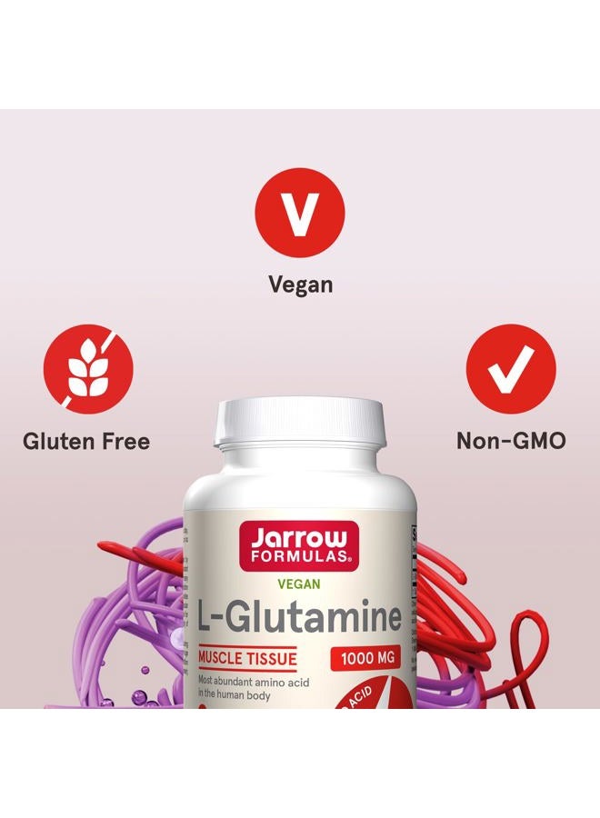 jarrow formulas L-جلوتامين 1000 ملغ، مكمل غذائي لنسج العضلات، حمض أميني متعدد الوظائف، دعم المناعة، 100 قرص سهل الذوبان، إمداد لمدة 50-100 يوم - Image 5