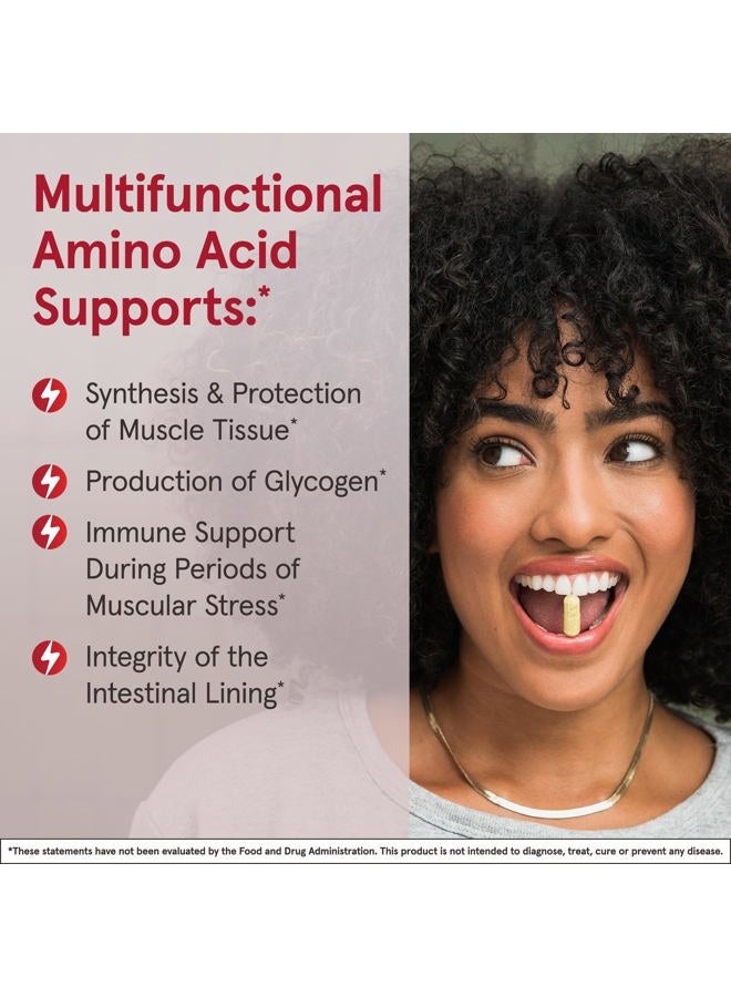 jarrow formulas L-جلوتامين 1000 ملغ، مكمل غذائي لنسج العضلات، حمض أميني متعدد الوظائف، دعم المناعة، 100 قرص سهل الذوبان، إمداد لمدة 50-100 يوم - Image 4